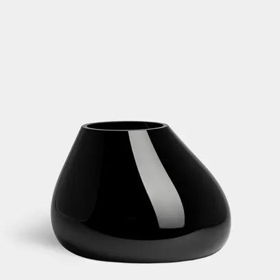 Ebon Vase Black Orrefors