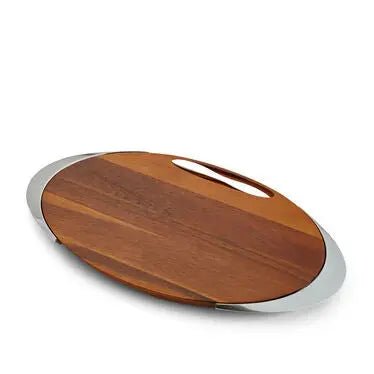 Eclipse Cheese Board w/Knife Nambé