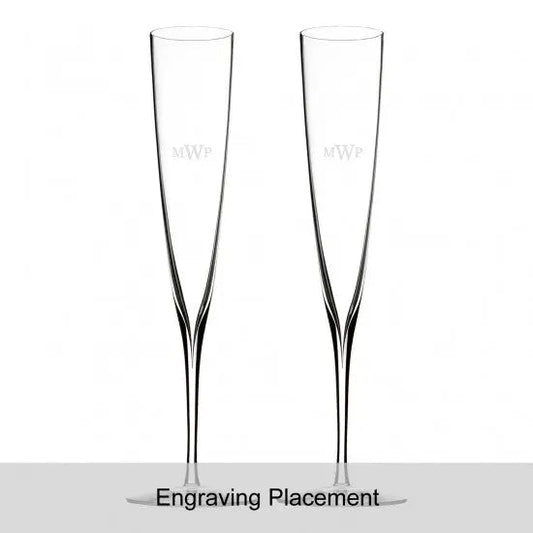 Elegance Trumpet Flute 160ml 5oz - Set of 2 Waterford - Crystal House