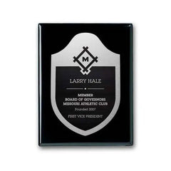 Etch Antiqued Plaq Crystal House