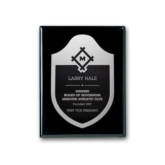 Etch Antiqued Plaq Crystal House