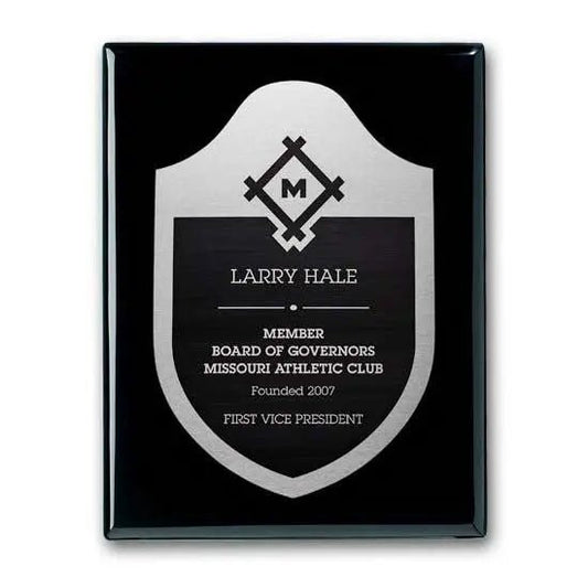 Etch Antiqued Plaq Crystal House