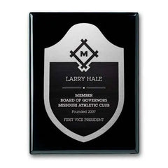 Etch Antiqued Plaq Crystal House