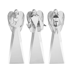 Faith, Love & Peace Angel Figurines Nambé
