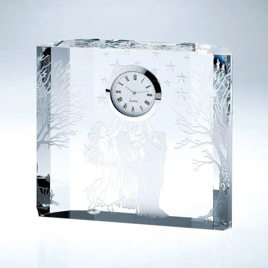 FANTASY BLOCK CLOCK Crystal House - Prism