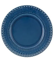 Fantasy - Dinner Plate 29 Blue Vista Alegre - Crystal House