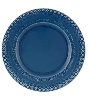 Fantasy - Dinner Plate 29 Blue Vista Alegre - Crystal House
