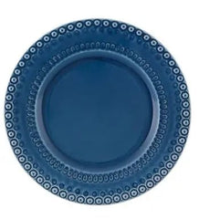 Fantasy - Dinner Plate 29 Blue Vista Alegre - Crystal House
