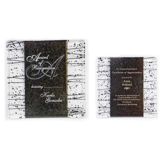 Fusion Plaque - certificate Crystal House