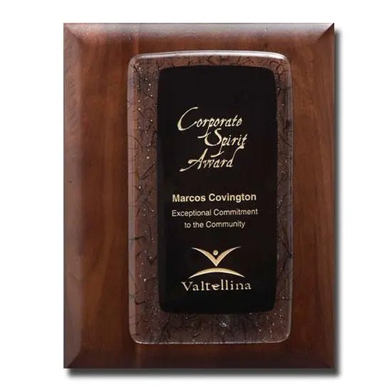 Fusion Plaque - corporate spirit Crystal House