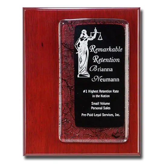 Fusion Plaque (jasper/ebony) Crystal House