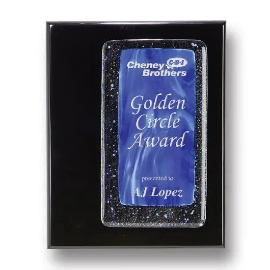 Fusion Plaque - Sapphire Crystal House