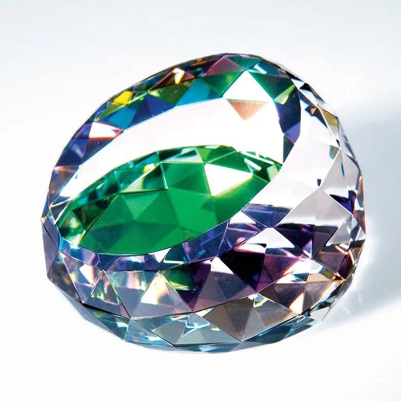 GEM- CUT ROUND - COLOR COATED Crystal House - Prism