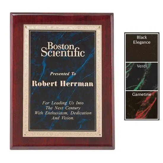 Gemstone Rosewood Plaque Crystal House