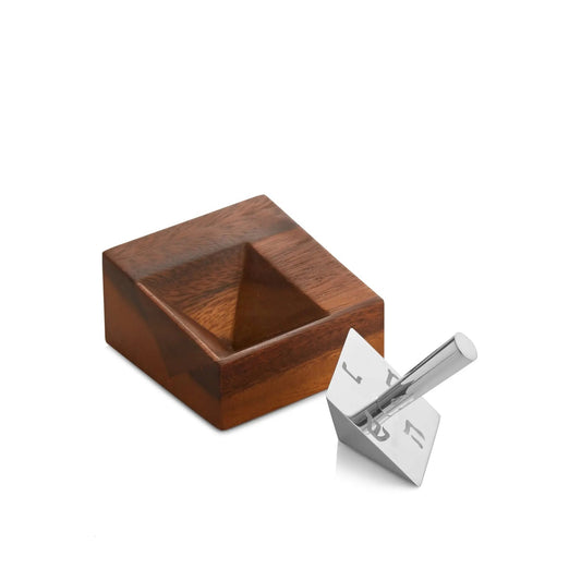 Geo Dreidel W/ Stand Nambé