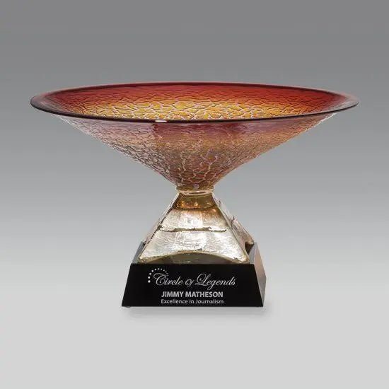 Giza Bowl - Ruby Black Crystal House