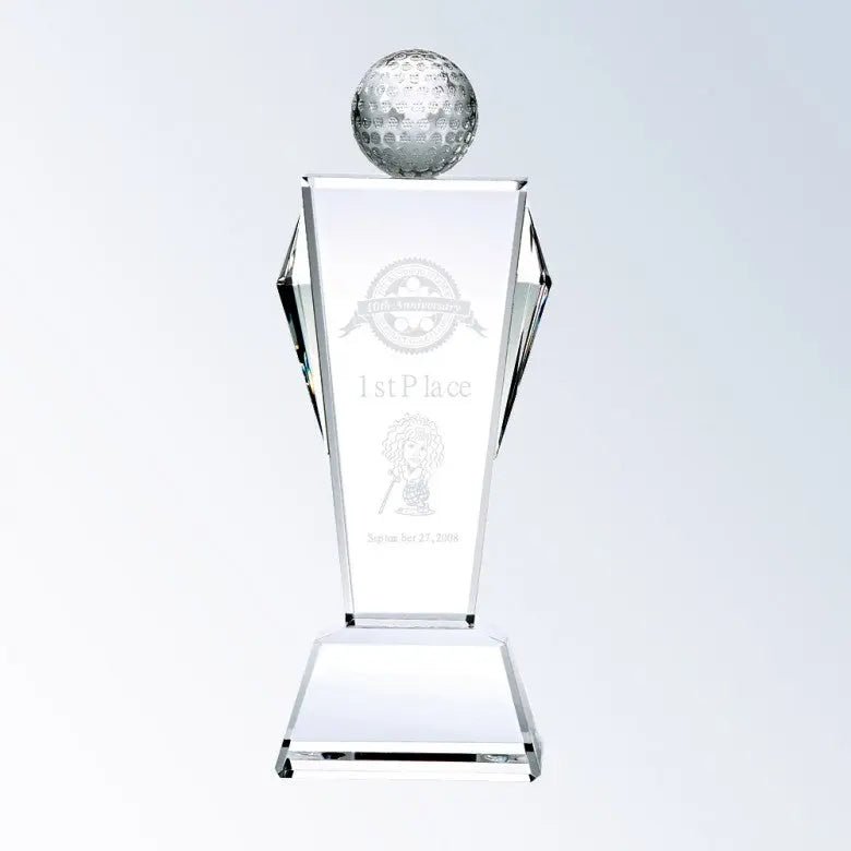 GOLF CONQUEROR AWARD Crystal House - Prism