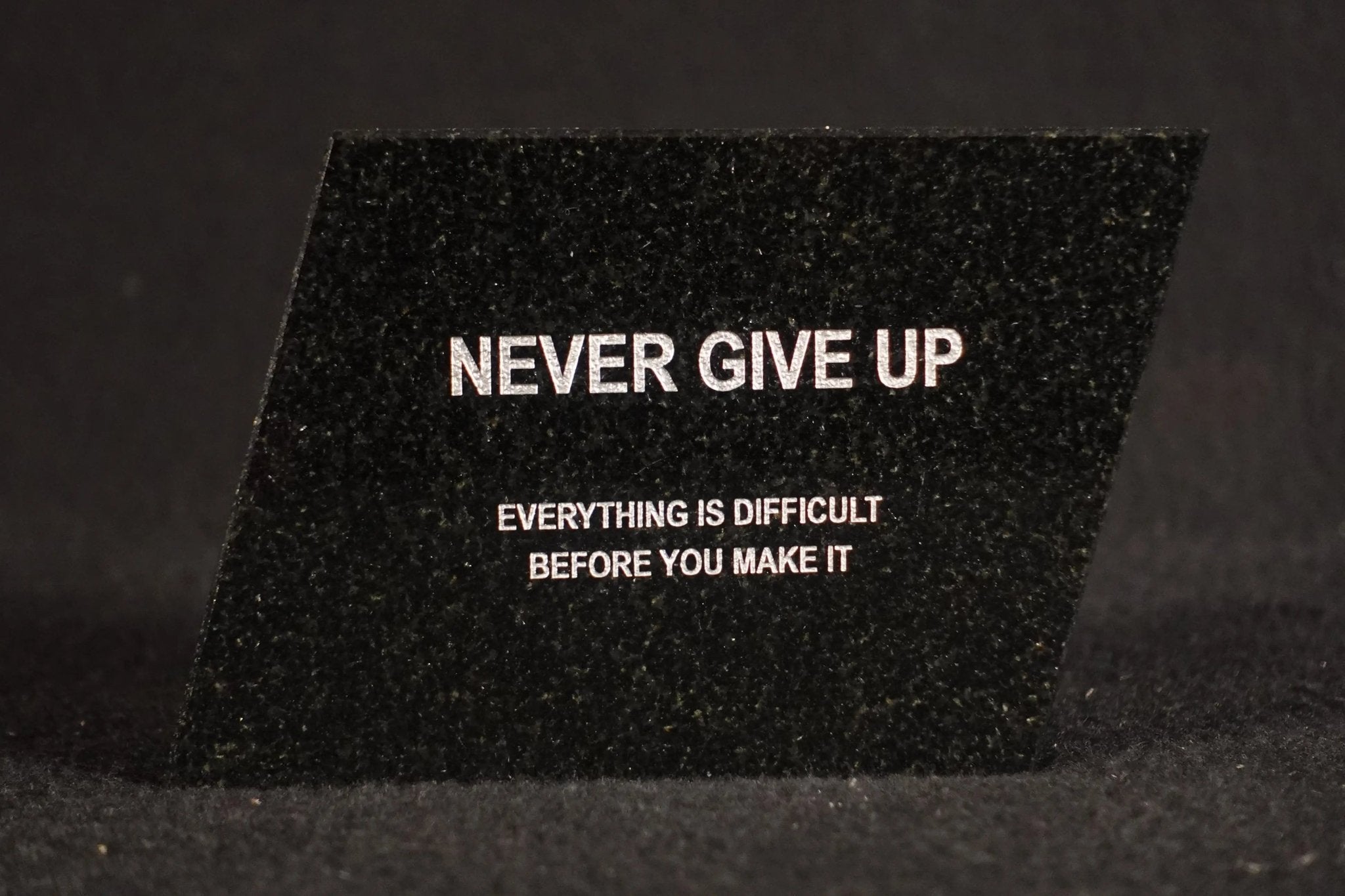 Granite Paperweight Crystal House