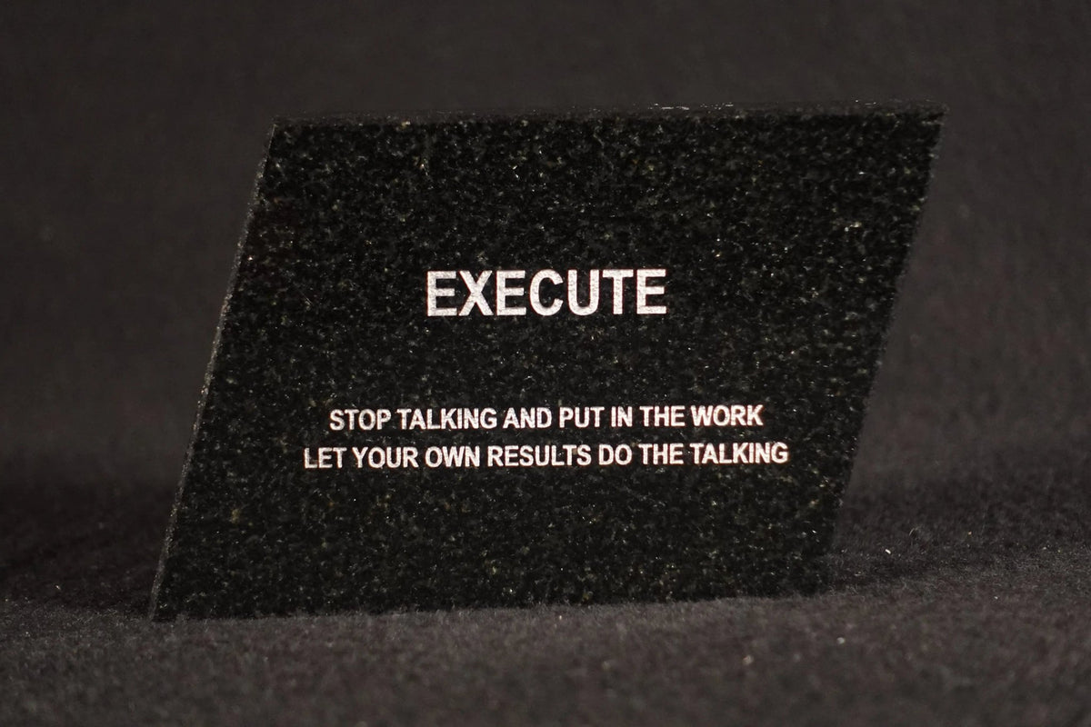 Granite Paperweight Crystal House