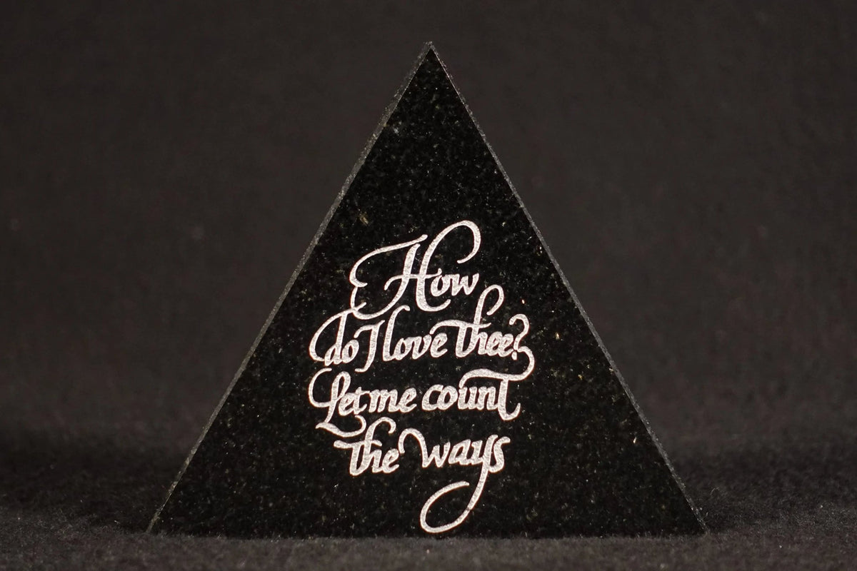 Granite Paperweight Crystal House