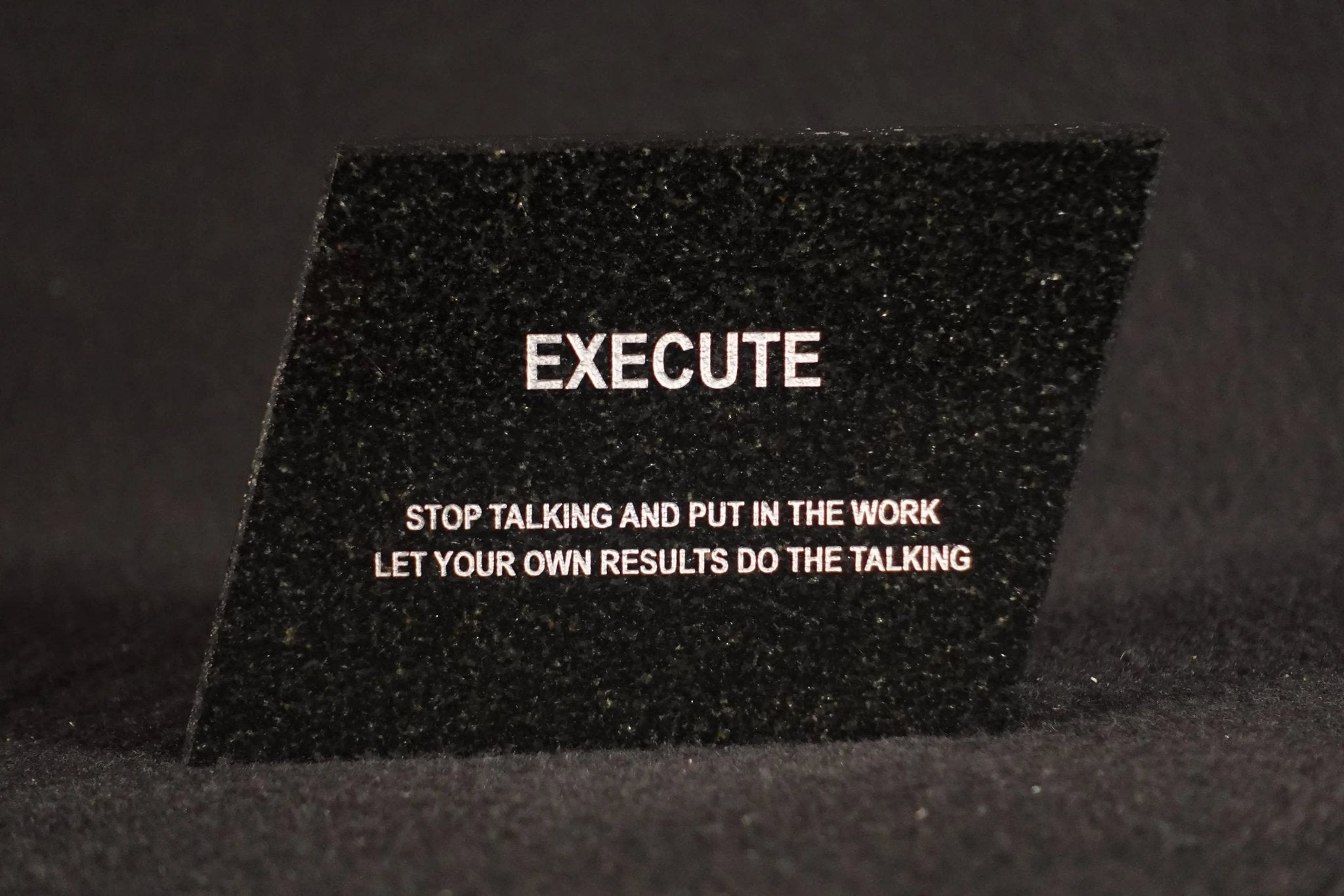 Granite Paperweight Crystal House