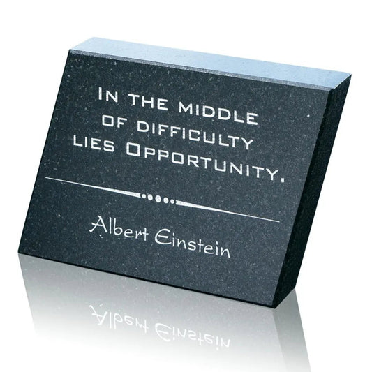 Granite Paperweight Crystal House