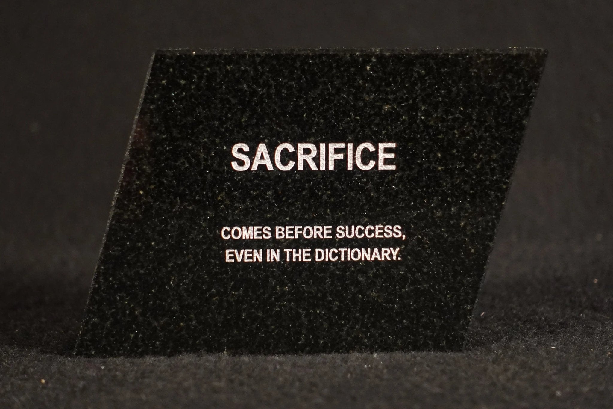 Granite Paperweight Crystal House