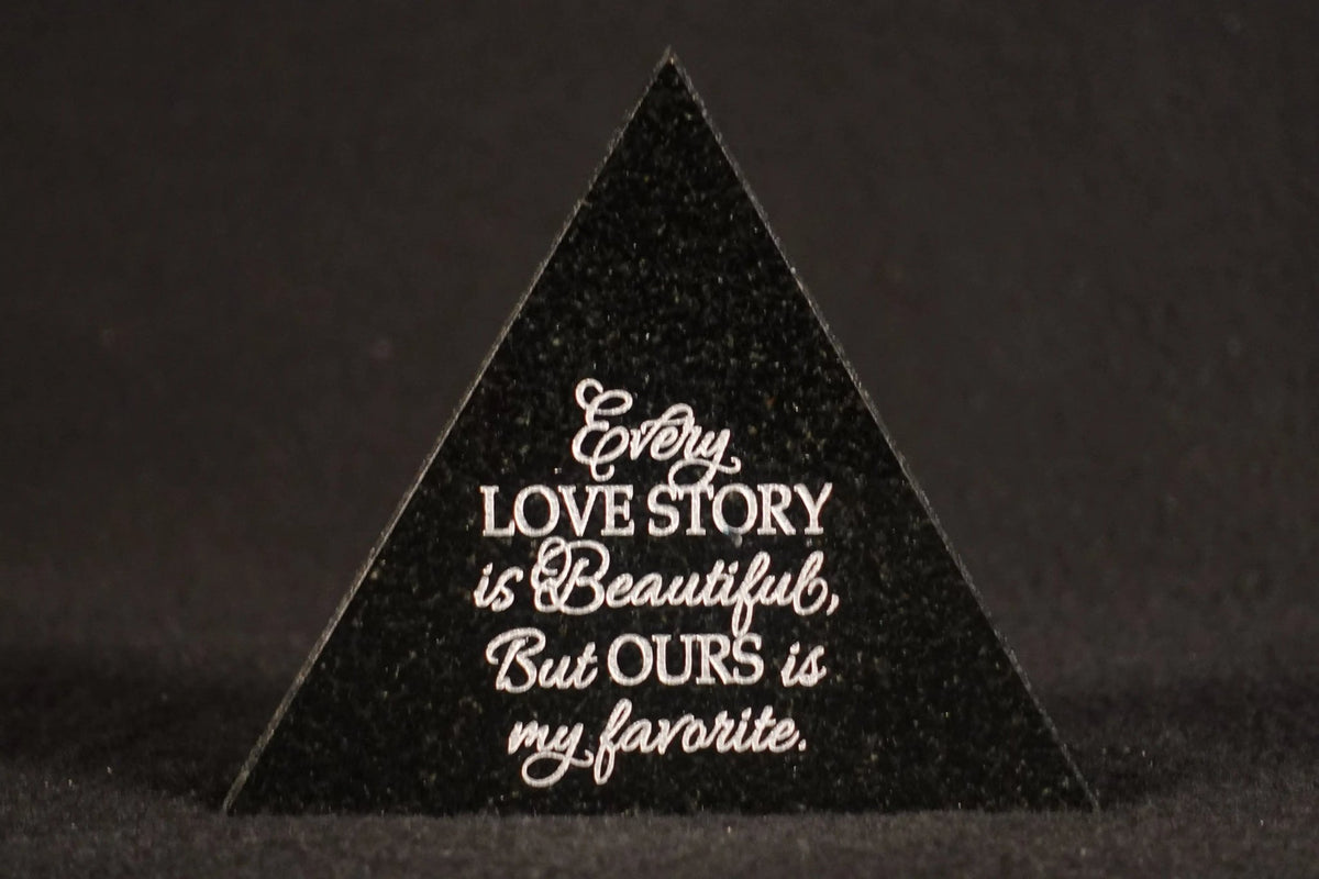 Granite Paperweight Crystal House