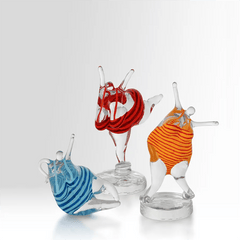 Happiness Happiness Turquoise-Blue by Kjell Engma Crystal House