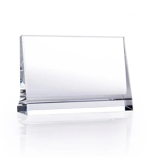 HORIZONTAL PLAQUE (CURVED BACK) Crystal House - Prism