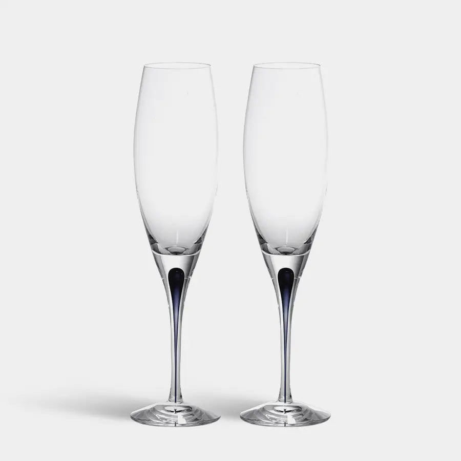Intermezzo Blue Flute Orrefors