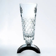 ISCHIA VASE W / BLACK BASE Crystal House - Prism