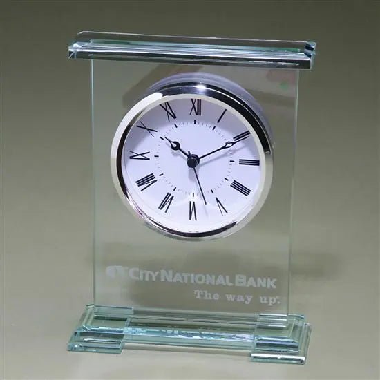 Jade Award Clock Crystal House