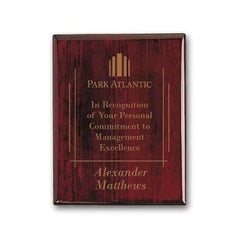 Laser Engraved Plaq - Rosewood Crystal House