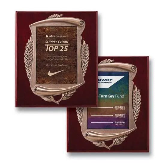 Laurel Wreath Plaque Crystal House