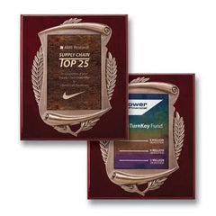 Laurel Wreath Plaque Crystal House