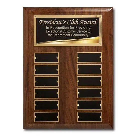 Liquid Gold Perpetual Plaque Crystal House