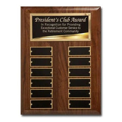 Liquid Gold Perpetual Plaque Crystal House