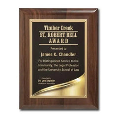 Liquid Gold Plaque Crystal House