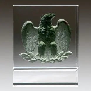 MAJESTIC EAGLE AMBER/PEWTER/WHITE Crystal House - Prism