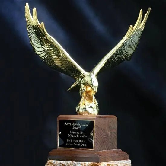Majestic Square Eagle Crystal House