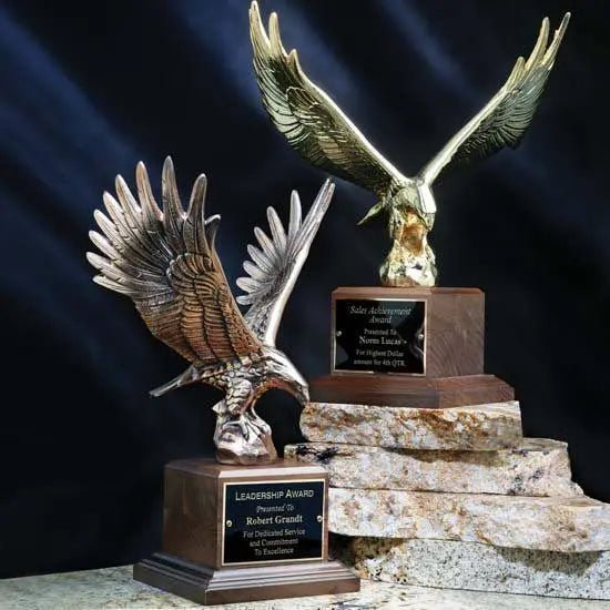 Majestic Square Eagle Crystal House
