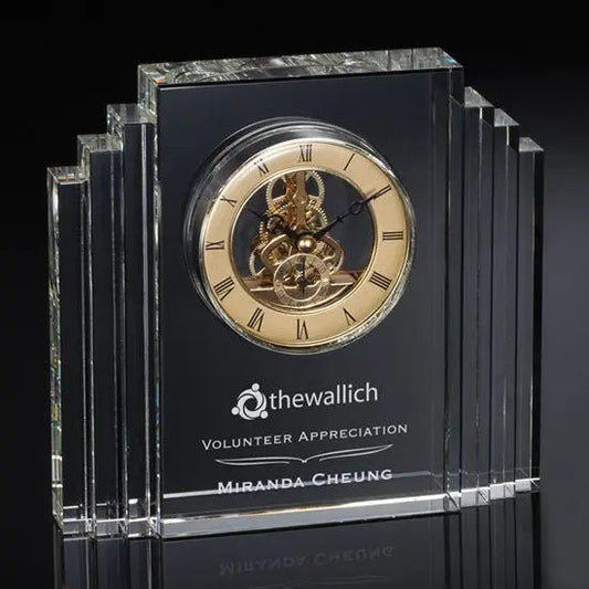 Mantle Crystal Clock Crystal House