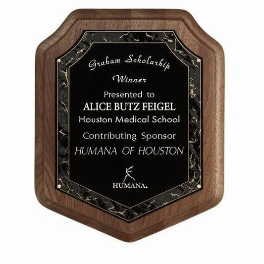 Marble Magic Shield Plaque Crystal House