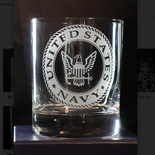 Master's Reserve Whiskey DOF Glass - Great Lakes - Crystal House