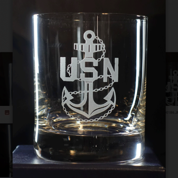 Master's Reserve Whiskey DOF Glass - Great Lakes - Crystal House