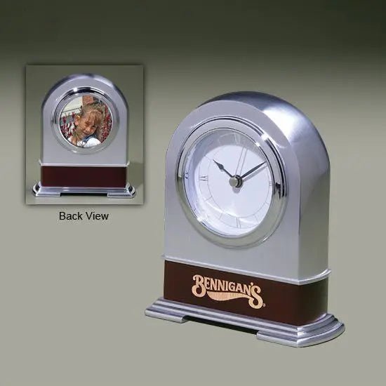 Metal Arch Clock Crystal House