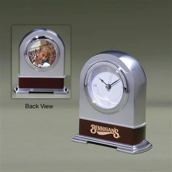 Metal Arch Clock Crystal House