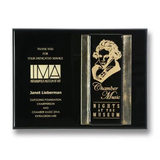 Metallic Gold Ebony Fusion Crystal House