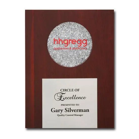 Mica Plaque - Round Crystal House